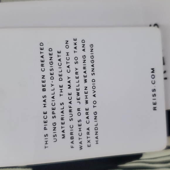 NEW Reiss Miya Abstract Ruched Long Sleeve Minidress 8 US - Picture 15 of 16